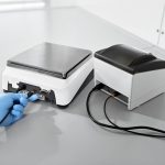 Application, Entris II, precision balance, printer, backside Application, Entris II, precision balance, printer, backside