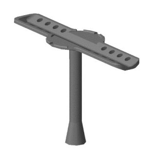 Titanium holder for coronary stents up to 38 mm, for semi-micro and analytical balances (SART-PN YSH10)