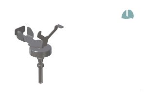 Save-lock tube holder up to 5 ml, for Cubis II, for use without automated or manual draft shield (SART-PN YSH18-3)