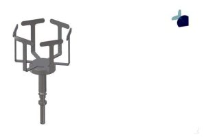 Sample holder for titration vessels and round bottom flasks up to 50 ml, for Cubis II (SART-PN YSH47-3)