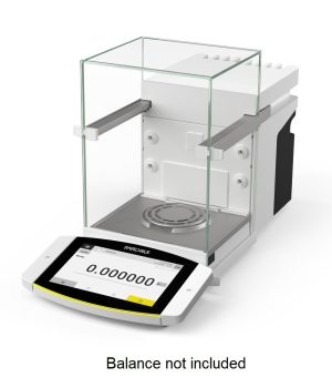 Slotted weighing pan for Cubis II balances with 90mm diameter, for use without automated inner draft shield and manual internal draft ring (SART-PN YWP10-3)